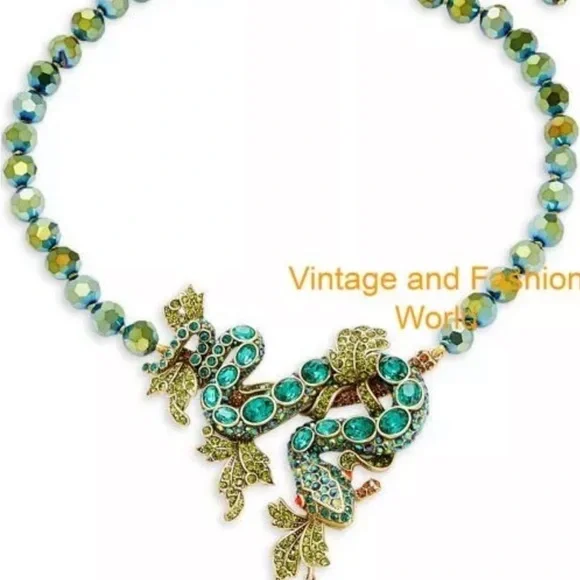 Heidi, DAUS! “Night of the Serpent “Emerald Drop Pendant￼ - Picture 8 of 10